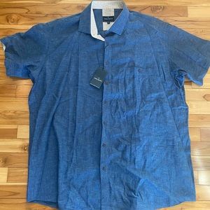 Frank Hechter Men’s XXL Short Sleeve Button Shirt